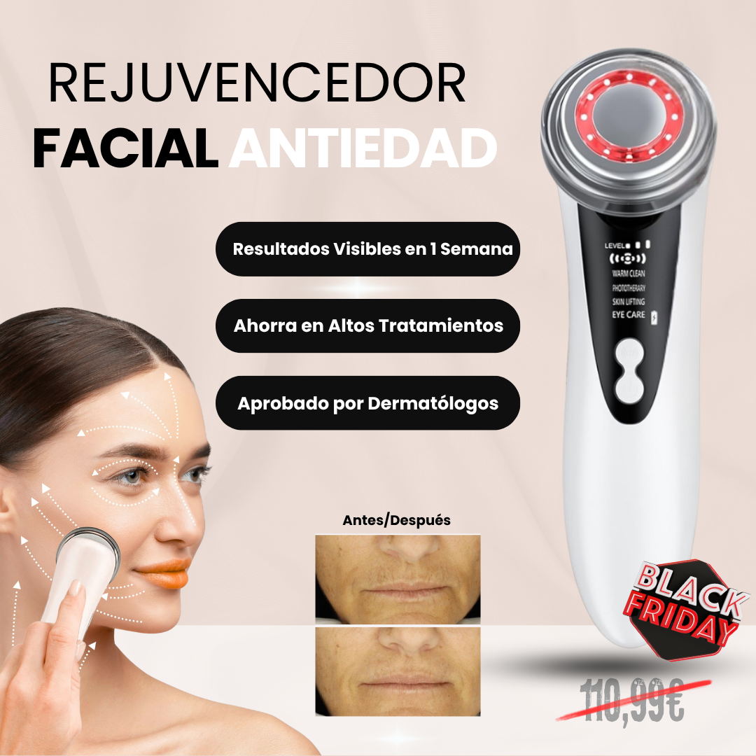Dispositivo de Radiofrecuencia Facial Antiedad